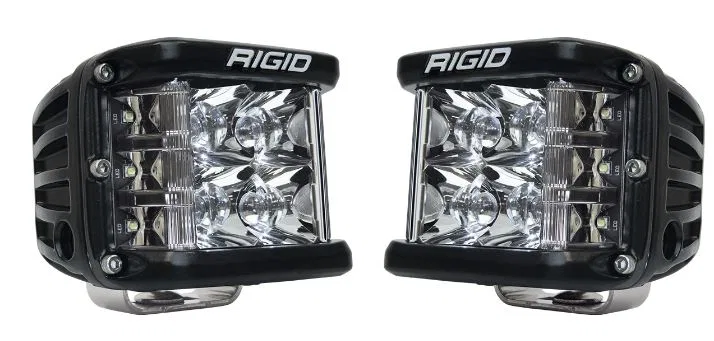 262213 – RIGID IND Driving/ Fog Light, LED Bulb 7 LED Clear Bulb 3 Inch Height X 3.8 Inch Width Rectangular 47 Watt B...